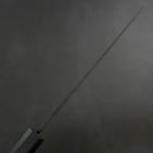 Bunka Blue Steel #2 Kurouchi Büffelhorn und Ebenholz Griff 170mm-[Musashi]-[Japan-Küchenmesser]