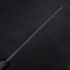 Bunka Blue Steel #2 Kurouchi Chokin "Samurai Im Neumond" Büffelhorn und Ebenholz Griff 175mm-[Musashi]-[Japan-Küchenmesser]