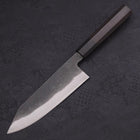 Bunka Blue Steel #2 Kurouchi Chokin "Tiger Im Bambus" Büffelhorn und Ebenholz Griff 175mm-[Musashi]-[Japan-Küchenmesser]