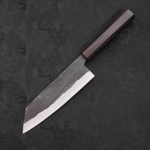 Bunka Blue Steel #2, Kurouchi Ebenholz Griff, 165mm-[Musashi]-[Japan-Küchenmesser]