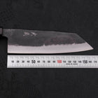 Bunka Blue Steel #2, Kurouchi Ebenholz Griff, 165mm-[Musashi]-[Japan-Küchenmesser]