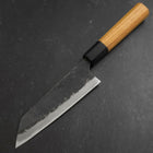 Bunka Blue Steel #2, Kurouchi Sumi Urushi Griff, 165mm-[Musashi]-[Japan-Küchenmesser]