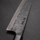 Bunka Blue Steel #2, Kurouchi Sumi Urushi Griff, 165mm-[Musashi]-[Japan-Küchenmesser]