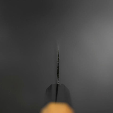 Bunka Blue Steel #2, Kurouchi Sumi Urushi Griff, 165mm-[Musashi]-[Japan-Küchenmesser]