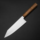 Bunka Blue Steel #2 Poliert Olivenholz Griff 170mm-[Musashi]-[Japan-Küchenmesser]