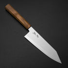 Bunka Blue Steel #2 Poliert Olivenholz Griff 170mm-[Musashi]-[Japan-Küchenmesser]