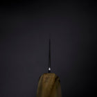 Bunka Blue Steel #2 Polished Olive Handle 170mm (6.7”)-[Musashi]-[Japanese-Kitchen-Knives]