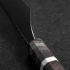 Bunka Blue Super Poliert Ahornholz Griff 180mm-[Musashi]-[Japan-Küchenmesser]