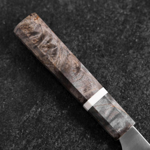 Bunka Blue Super Poliert Ahornholz Griff 180mm-[Musashi]-[Japan-Küchenmesser]