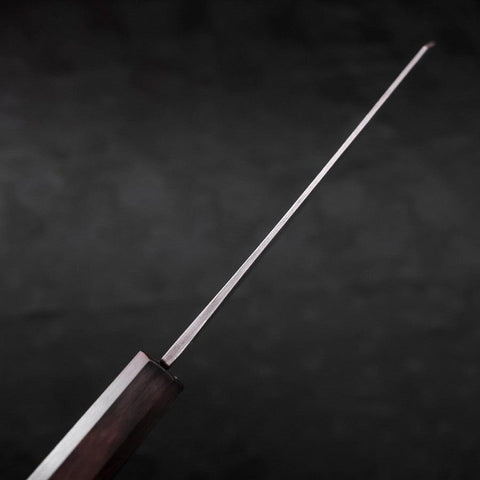 Bunka Blue Steel #1 Kurouchi Stainless Clad Ebony Handle 190mm