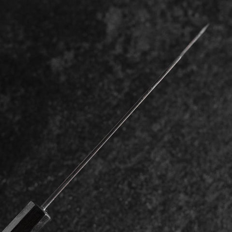 Bunka Edelstahlummantelung Blue Steel #2 Kurouchi Grüner Urushi Griff 170mm-[Musashi]-[Japan-Küchenmesser]