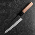 Bunka Edelstahlummantelung Blue Steel #2 Kurouchi Walnussholz Griff 165mm-[Musashi]-[Japan-Küchenmesser]