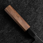 Bunka Edelstahlummantelung Blue Steel #2 Kurouchi Walnussholz Griff 165mm-[Musashi]-[Japan-Küchenmesser]
