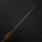 Bunka Edelstahlummantelung Blue Steel #2 Kurouchi Walnussholz-Zelkove Griff 180mm-[Musashi]-[Japan-Küchenmesser]