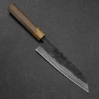 Bunka Edelstahlummantelung Blue Steel #2 Kurouchi Walnussholz-Zelkove Griff 180mm-[Musashi]-[Japan-Küchenmesser]