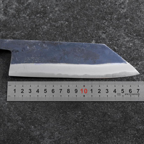 Bunka Edelstahlummantelung Blue Super Kurouchi Blauer Urushi Griff 170mm-[Musashi]-[Japan-Küchenmesser]