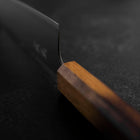 Bunka Edelstahlummantelung Blue Super Poliert Yaki Urushi Griff 175mm-[Musashi]-[Japan-Küchenmesser]