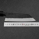 Bunka Edelstahlummantelung White Steel #2 Kurouchi Büffelhorn und Magnolienholz Griff 170mm-[Musashi]-[Japan-Küchenmesser]