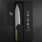 Bunka HAP-40 Poliert Doppelter Büffelhorn-Kappe und Magnolienholz Griff 165mm-[Musashi]-[Japan-Küchenmesser]