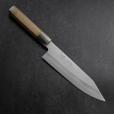Bunka HAP-40 Polished Double Buffalo Capped Magnolia Handle 165mm (6.5”)-[Musashi]-[Japan-Küchenmesser]