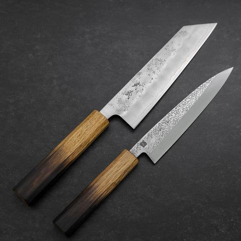 Bunka & Kaisaki Silver Steel #3 Vg-10 Nashiji Yaki Urushi Sakura Set