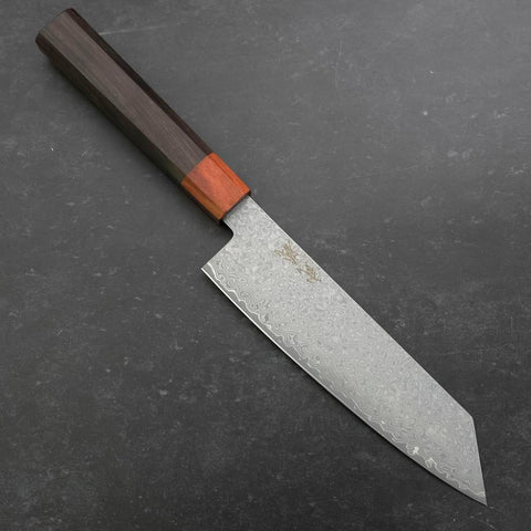 Bunka & Kiritsuke Petty VG-10 Damast Rosen- und Ebenholz Sakura Set