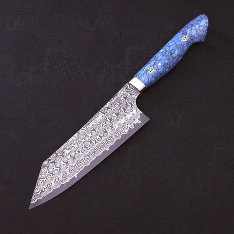 Bunka SG-2 Damast Blauer Türkis Griff 170mm-[Musashi]-[Japan-Küchenmesser]