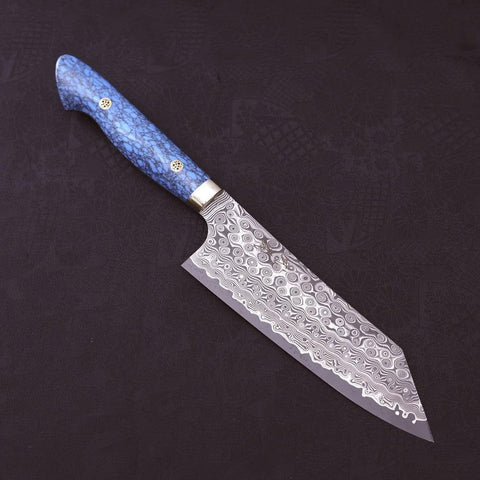 Bunka SG-2 Damast Blauer Türkis Griff 170mm-[Musashi]-[Japan-Küchenmesser]