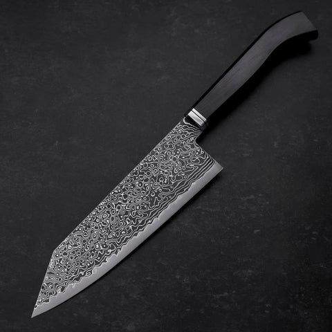 Bunka SG-2 Kurozome Damast Ebenholz Griff 180mm-[Musashi]-[Japan-Küchenmesser]