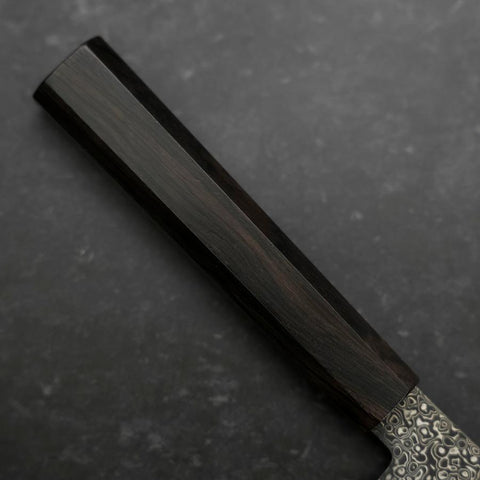 Bunka SG-2 Schwarzer Nickel Damast Ebenholz Griff 180mm-[Musashi]-[Japan-Küchenmesser]
