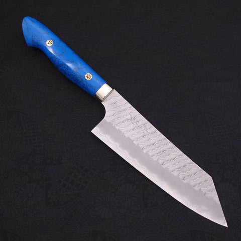 Bunka SG-2 Tsuchime Blauer Türkis Griff 170mm-[Musashi]-[Japan-Küchenmesser]