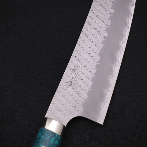 Bunka SG-2 Tsuchime Grüner Türkis Griff 170mm-[Musashi]-[Japan-Küchenmesser]