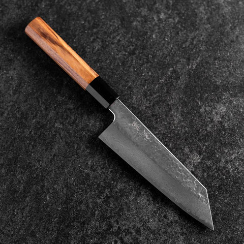 Bunka SG2-Strix Tsuchime Damast Büffelhorn und Bubinga Griff 165mm-[Musashi]-[Japan-Küchenmesser]