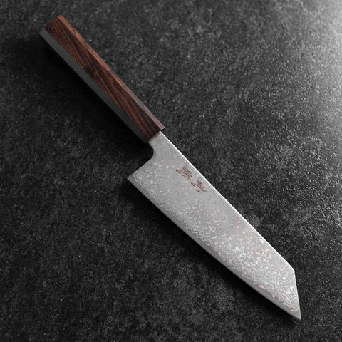 Bunka SLD Black Damascus Ebony Handle 175mm-[Musashi]-[Japan-Küchenmesser]