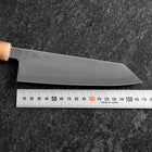 Bunka SLD Kagami Hell-Rosa Büffelhorn und Walnussholz Griff 170mm-[Musashi]-[Japan-Küchenmesser]
