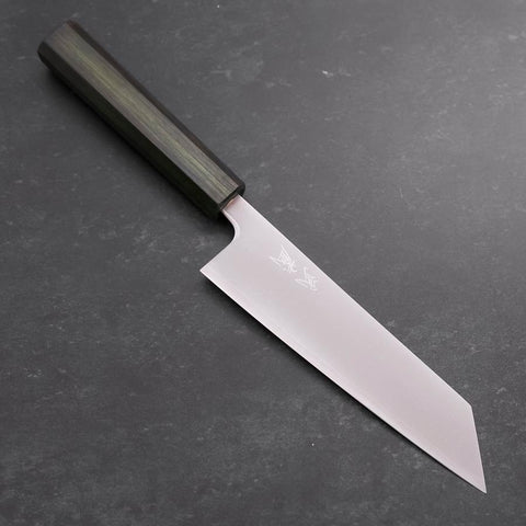 Bunka SLD Poliert Grüner Urushi Griff 170mm-[Musashi]-[Japan-Küchenmesser]