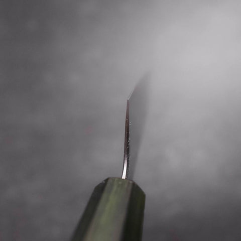 Bunka SLD Polished Green Urushi Handle 170mm-[Musashi]-[Japanese-Kitchen-Knives]
