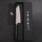 Bunka SLD Polished Green Urushi Handle 170mm-[Musashi]-[Japanese-Kitchen-Knives]