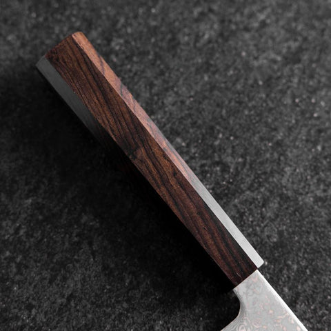 Bunka SLD Schwarzer Damast Ebenholz Griff 175mm-[Musashi]-[Japan-Küchenmesser]