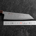 Bunka SLD Schwarzer Damast Ebenholz Griff 175mm-[Musashi]-[Japan-Küchenmesser]