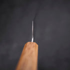 Bunka SLD Wave Nickel Damascus Yaki Urushi Handle 170mm-[Musashi]-[Japanese-Kitchen-Knives]