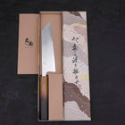 Bunka SLD Wave Nickel Damascus Yaki Urushi Handle 170mm-[Musashi]-[Japanese-Kitchen-Knives]
