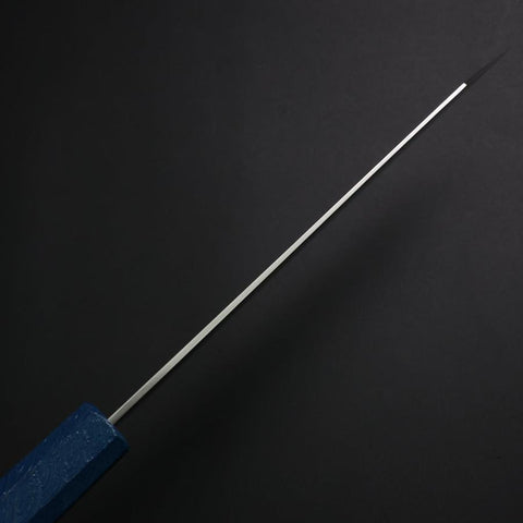 Bunka SLD Wellen Nickel Damast Blauer Urushi Griff 170mm-[Musashi]-[Japan-Küchenmesser]