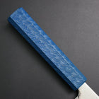 Bunka SLD Wellen Nickel Damast Blauer Urushi Griff 170mm-[Musashi]-[Japan-Küchenmesser]