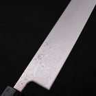 Bunka SLD Wellen Nickel Damast Schwarzer Ishime Griff 170mm-[Musashi]-[Japan-Küchenmesser]