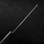 Bunka SLD Wellen Nickel Damast Schwarzer Ishime Griff 170mm-[Musashi]-[Japan-Küchenmesser]