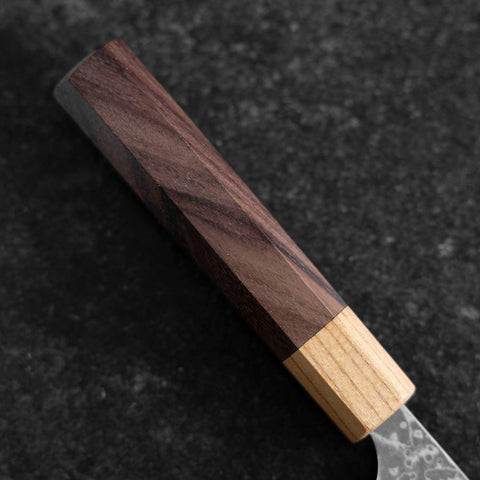 Bunka SPG-Strix Damascus Shitan Handle 170mm (6.7”)-[Musashi]-[Japanese-Kitchen-Knives]