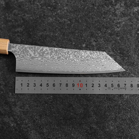 Bunka SPG-Strix Damascus Shitan Handle 170mm (6.7”)-[Musashi]-[Japanese-Kitchen-Knives]