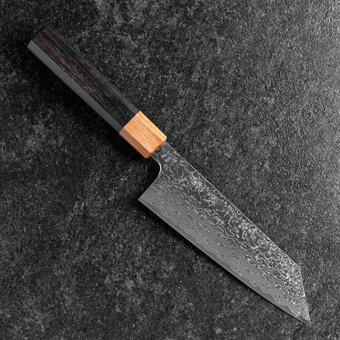 Bunka SPG-Strix Damast Rosenholz Griff 165mm-[Musashi]-[Japan-Küchenmesser]
