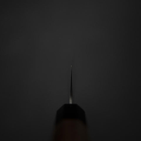 Bunka Schwedenstahl Nashiji Washi Damast Walnuss-und Rosenholz Griff 170mm-[Musashi]-[Japan-Küchenmesser]